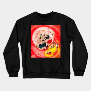 The Mindfully Mismatched Menagerie Crewneck Sweatshirt